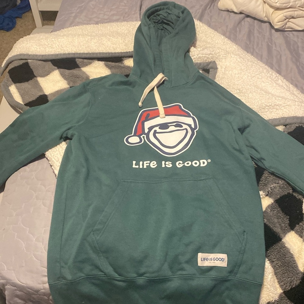 Life is Good Mens Hoodie
